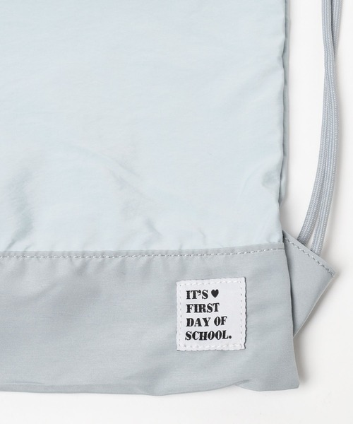 GLOBAL WORK（グローバルワーク）の「洗えるスクールナップサック/182242（エコバッグ/サブバッグ・キッズ・ブルー/サックスブルー/ブラック/ブラック系1/パープル/ミント/ブラック系・ONE SIZE）」の20枚目の写真
