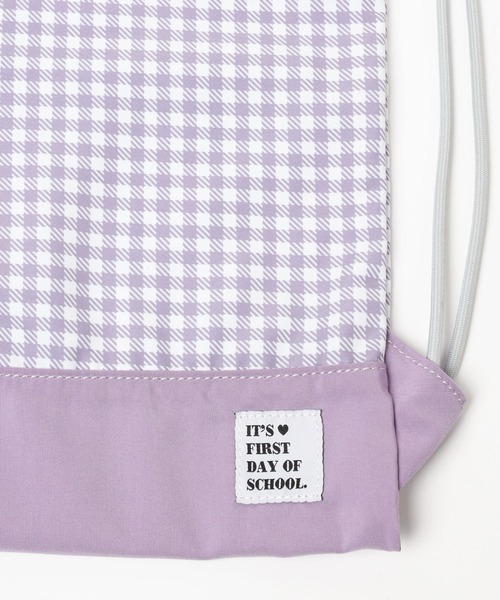 GLOBAL WORK（グローバルワーク）の「洗えるスクールナップサック/182242（エコバッグ/サブバッグ・キッズ・ブルー/サックスブルー/ブラック/ブラック系1/パープル/ミント/ブラック系・ONE SIZE）」の22枚目の写真
