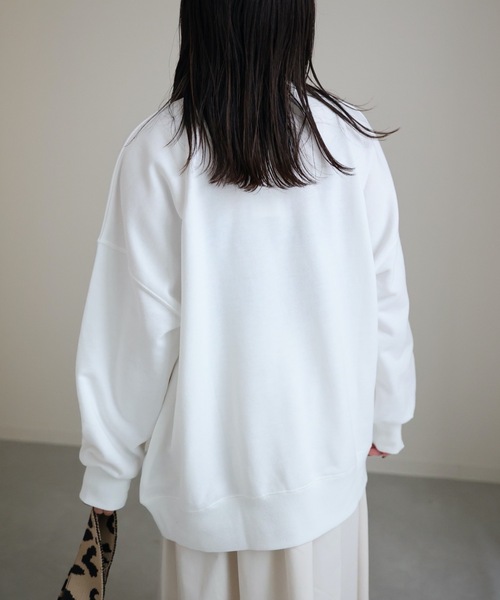 ap retro(アプレトロ)の「モノクロフォトロゴBIG裏毛プルオーバー(スウェット・レディース・ブラック/ホワイト/杢グレー・FREE)」の21枚目の写真