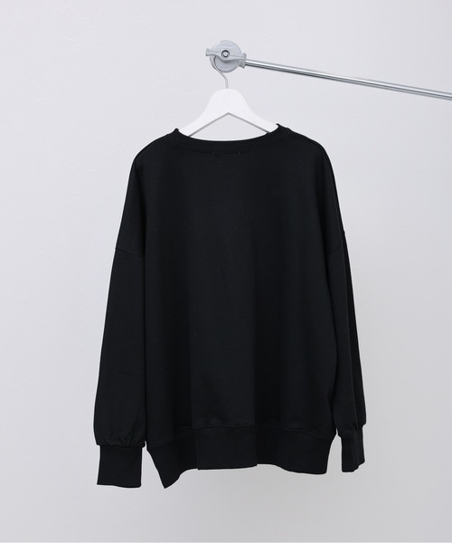 ap retro(アプレトロ)の「モノクロフォトロゴBIG裏毛プルオーバー(スウェット・レディース・ブラック/ホワイト/杢グレー・FREE)」の12枚目の写真