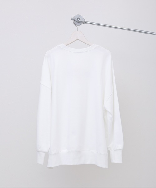 ap retro(アプレトロ)の「モノクロフォトロゴBIG裏毛プルオーバー(スウェット・レディース・ブラック/ホワイト/杢グレー・FREE)」の10枚目の写真