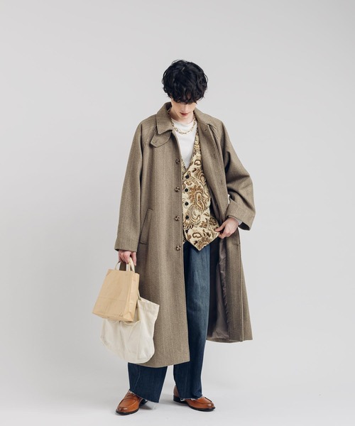 MUHET(ミュエータ)の「ジャガードクロスベスト(ベスト・レディース・ブルー系その他/ベージュ・X-LARGE/MEDIUM)」の5枚目の写真