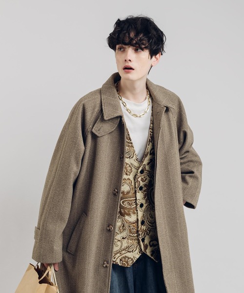MUHET(ミュエータ)の「ジャガードクロスベスト(ベスト・レディース・ブルー系その他/ベージュ・X-LARGE/MEDIUM)」の4枚目の写真
