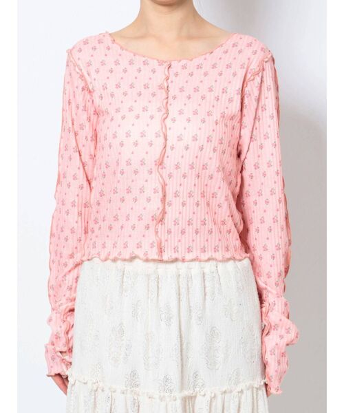 merry jenny（メリージェニー）の「petit flower tops（Tシャツ/カットソー・レディース・アイボリー/ブルー/ピンク・FREE）」の21枚目の写真