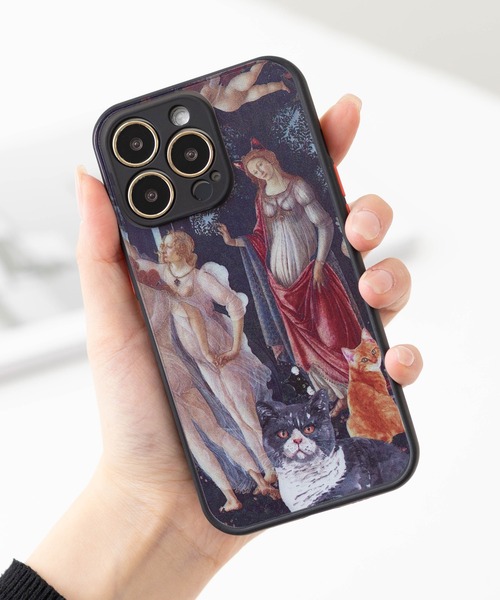 Jubilee（ジュビリー）の「名画にまぎれる猫 アソート iPhone TPUシリコンエッジ スマホケース カバー 【12/12mini/12pro/13/13mini/13pro/SE/14/14pro/14plus/14promax/15/15pro/16対応】（スマホケース/カバー・レディース・その他1/その他13/その他12/その他11/その他10/その他9/その他8/その他7/その他6/その他5/その他4/その他3/その他2/その他14/その他15/その他16/その他19/その他20/その他21/その他17/その他18・E/F/G/H/I/D/J/C/A/B/iPhone 15/iPhone 15 Pro/iPhone 16）」の3枚目の写真