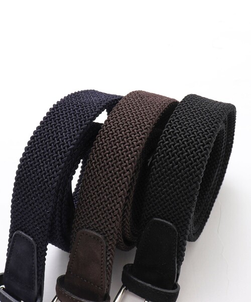 SADDLERS（サドラーズ）の「【Saddler's/サドラーズ】別注イントレチャート35 ゴムメッシュベルト 3.5cm幅（ベルト・メンズ・ブラウン/ブラック/ネイビー・FREE）」の16枚目の写真