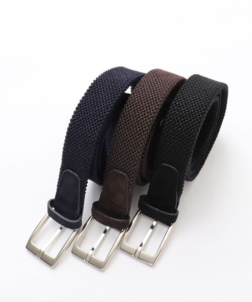 SADDLERS（サドラーズ）の「【Saddler's/サドラーズ】別注イントレチャート35 ゴムメッシュベルト 3.5cm幅（ベルト・メンズ・ブラウン/ブラック/ネイビー・FREE）」の11枚目の写真