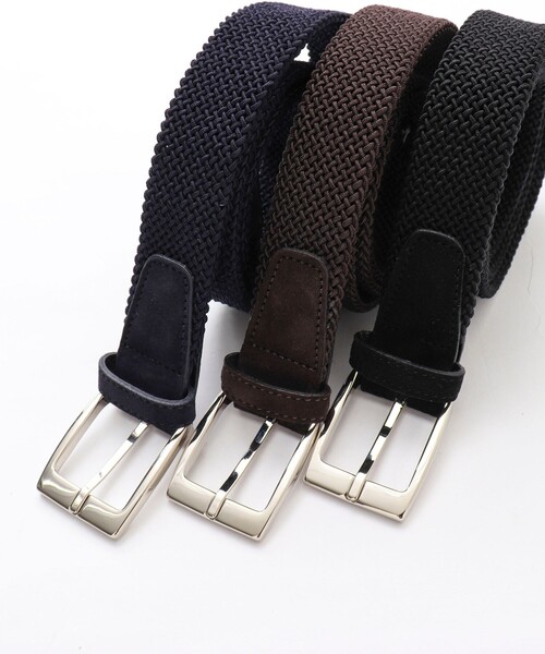 SADDLERS（サドラーズ）の「【Saddler's/サドラーズ】別注イントレチャート35 ゴムメッシュベルト 3.5cm幅（ベルト・メンズ・ブラウン/ブラック/ネイビー・FREE）」の17枚目の写真