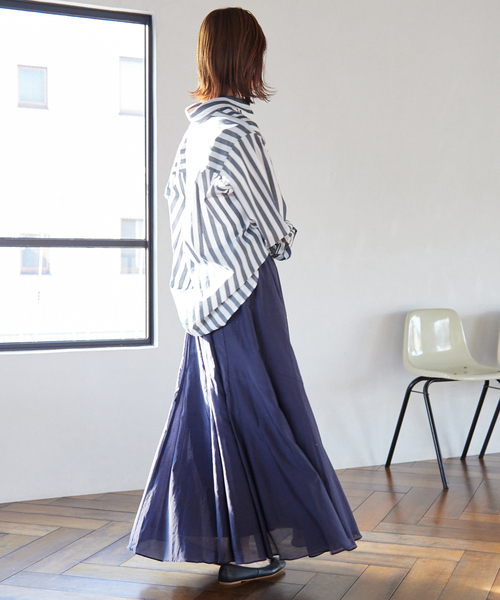 SLOBE IENA - SLOBE IENA　コットンブロードワイドスリーブシャツ SLOBE IENA（スローブイエナ）の「コットンブロードワイド