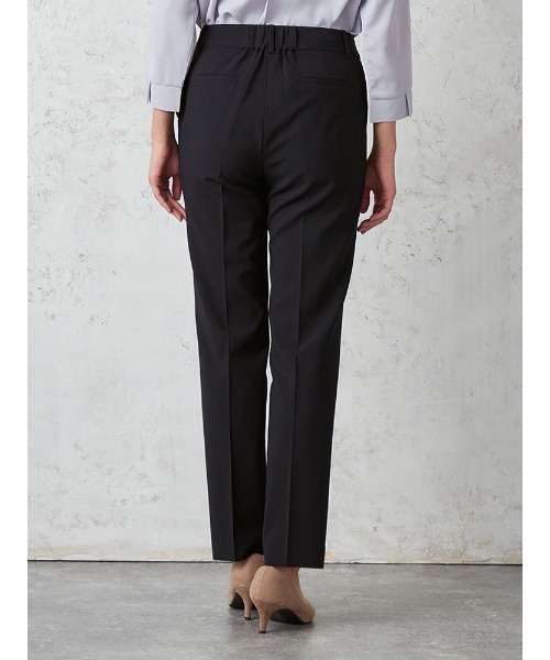 Perfect Suit FActory（パーフェクトスーツファクトリー）の「ミニチェックスーツ　テーパードパンツ　グレー/ネイビー（スーツパンツ・レディース・グレー/ネイビー・11号/13号）」の9枚目の写真