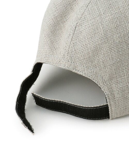 INDIVI（インディヴィ）の「◆【新デザイン/リネン調】刺繍キャップ（キャップ・レディース・ライトグレー/ブラック・00）」の7枚目の写真