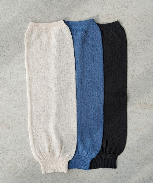 rectangle(レクタングル)の「シアーアームカバー(アームカバー・レディース・ブルー/アイボリー/ブラック・FREE)」の14枚目の写真