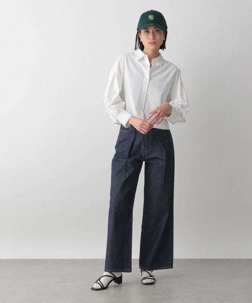 LOWRYS FARM(ローリーズファーム)の「ボリュームスリーブクロップドシャツ 188211(シャツ/ブラウス・レディース・ブラック/ブルー/ホワイト・FREE)」の22枚目の写真