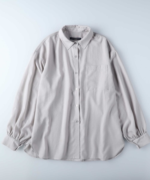 HONEYSUCKLE ROSE(ハニーサックルローズ)の「【HONEYSUCKLE ROSE】ボリュームスリーブシャツ(シャツ/ブラウス・レディース・オフホワイト/パープル/ライトグレー/ネイビー・L/M)」の21枚目の写真