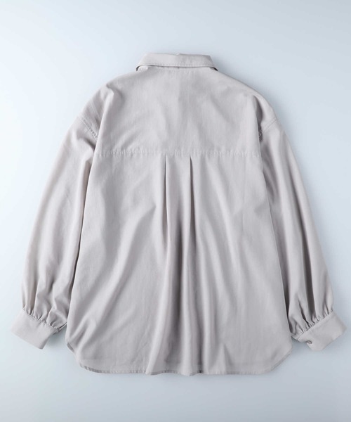HONEYSUCKLE ROSE(ハニーサックルローズ)の「【HONEYSUCKLE ROSE】ボリュームスリーブシャツ(シャツ/ブラウス・レディース・オフホワイト/パープル/ライトグレー/ネイビー・L/M)」の22枚目の写真