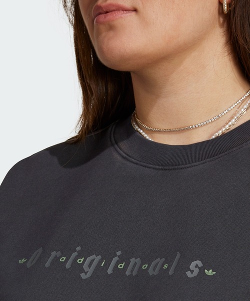 adidas（アディダス）の「オリジナルス スウェット / トレーナー / アディダスオリジナルス adidas Originals（スウェット・レディース・グリーン/パープル/グレー・MEDIUM/SMALL/LARGE/X-LARGE/XX-LARGE/X-SMALL）」の5枚目の写真