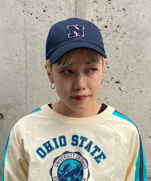 CIAOPANIC（チャオパニック）の「イニシャルワッペンキャップ（キャップ・レディース・レッド/グリーン/ベージュ/ネイビー・FREE）」の22枚目の写真