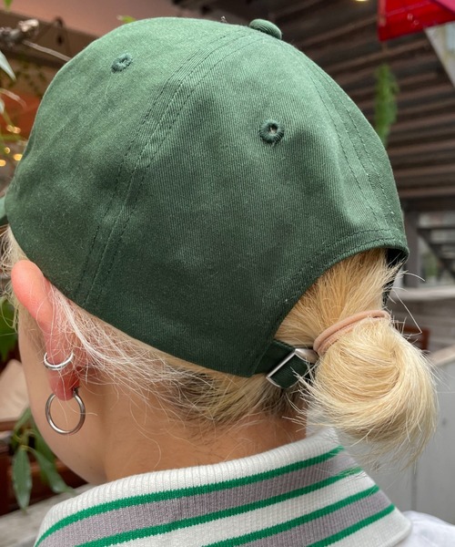 CIAOPANIC（チャオパニック）の「イニシャルワッペンキャップ（キャップ・レディース・レッド/グリーン/ベージュ/ネイビー・FREE）」の19枚目の写真