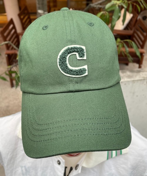 CIAOPANIC（チャオパニック）の「イニシャルワッペンキャップ（キャップ・レディース・レッド/グリーン/ベージュ/ネイビー・FREE）」の17枚目の写真