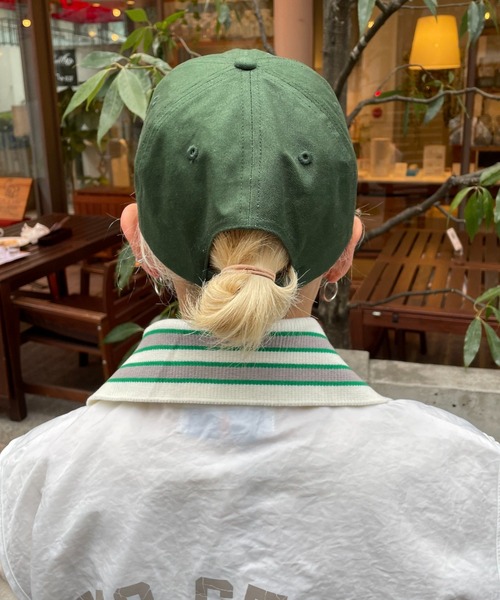 CIAOPANIC（チャオパニック）の「イニシャルワッペンキャップ（キャップ・レディース・レッド/グリーン/ベージュ/ネイビー・FREE）」の16枚目の写真