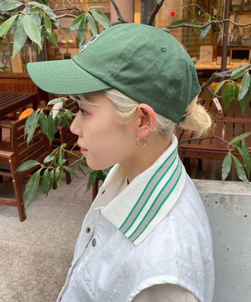 CIAOPANIC（チャオパニック）の「イニシャルワッペンキャップ（キャップ・レディース・レッド/グリーン/ベージュ/ネイビー・FREE）」の15枚目の写真