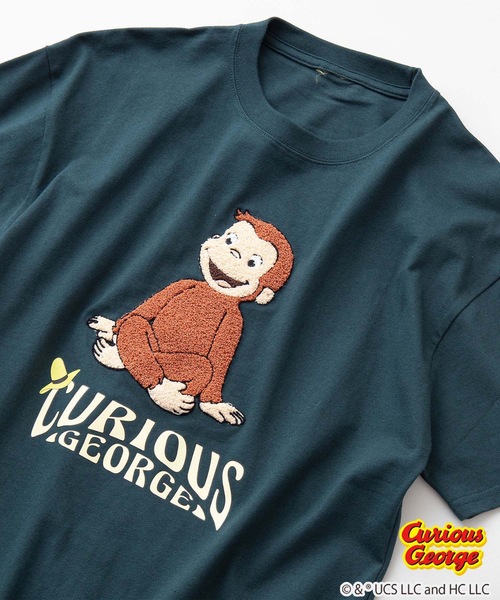 OUTDOOR PRODUCTS APPAREL(アウトドアプロダクツアパレル)の「【OUTDOOR PRODUCTS/アウトドアプロダクツ】【 おさるのジョージ 】ニョッキ ハンドリー コラボ Tシャツ ドロップショルダー オーバーサイズ(Tシャツ/カットソー・メンズ・ホワイト系その他/ピンク系その他/オフホワイト/ホワイト/ダークグリーン/ベージュ・X-LARGE/LARGE/MEDIUM/SMALL)」の5枚目の写真