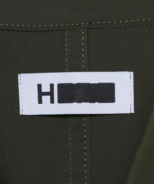 H　BEAUTY&YOUTH UNITED ARROWS（エイチビューティーアンドユースユナイテッドアローズ）の「＜H＞TRIPLE CLOTH MILITARY CROPPED JACKET/ジャケット（ミリタリージャケット・レディース・ブラック/オリーブ・S/M）」の13枚目の写真