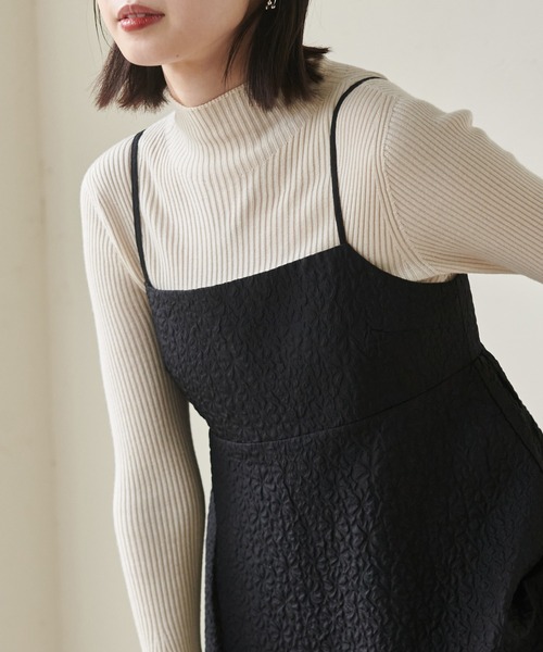 RANAN(ラナン)の「ぽこぽこジャカードキャミブラウス(キャミソール・レディース・アイボリー/ブラック・M/L/LL)」の19枚目の写真