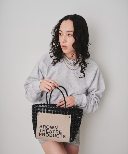 THEATRE PRODUCTS（シアタープロダクツ）の「BROWNラベルバスケットバッグ（ハンドバッグ・レディース・ホワイト/ブラック/ベージュ・FREE）」の17枚目の写真