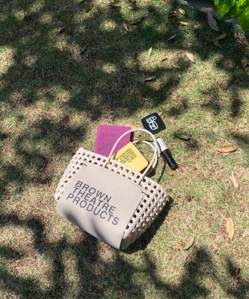 THEATRE PRODUCTS（シアタープロダクツ）の「BROWNラベルバスケットバッグ（ハンドバッグ・レディース・ホワイト/ブラック/ベージュ・FREE）」の20枚目の写真