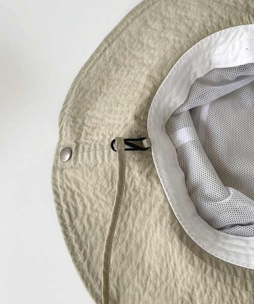 CANAL JEAN（キャナルジーン）の「El mar　サファリハット（ハット・レディース・ベージュ/ブラック・ONE SIZE）」の10枚目の写真