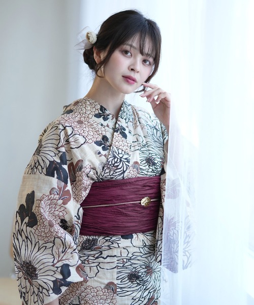 utatane（ウタタネ）の「帯締め utatane ゴールドオーバル 日本製（和装小物・レディース・アイボリー/ワイン/ブラック/ライトブラウン/グレー/ラベンダー/ゴールド/ブラウン・FREE）」の13枚目の写真