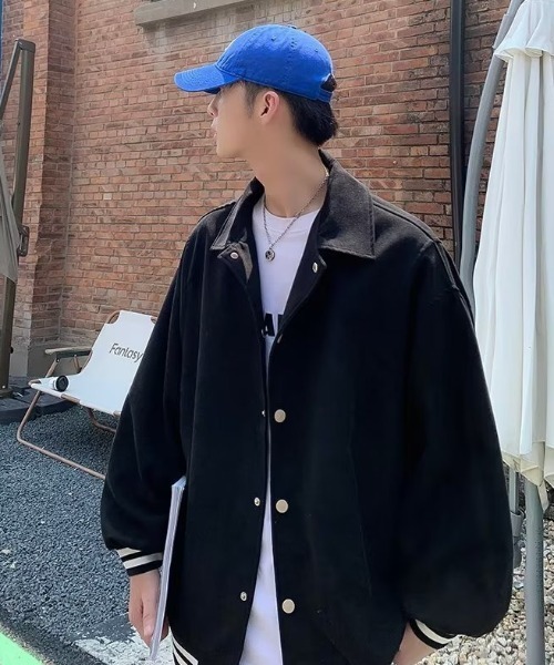 B.R.U(ブル)の「ポイントバイカラーブルゾン(ブルゾン・メンズ・ブラック/ベージュ・FREE)」の15枚目の写真