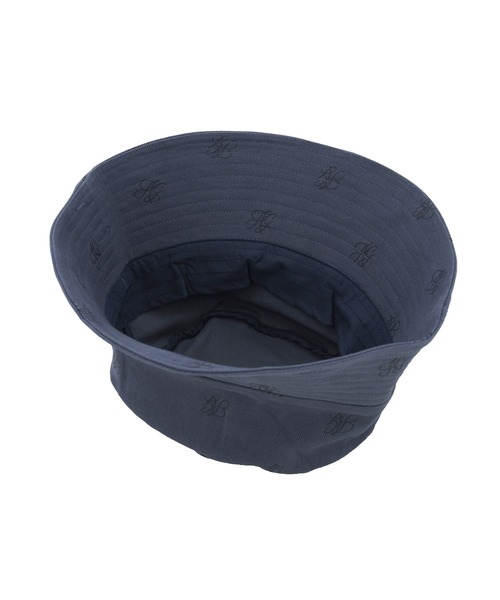 ANDGEEBEE（アンジービー）の「UNISEX 総柄ツイルバケハ（ハット・レディース・ブルー/チャコールグレー・FREE）」の13枚目の写真