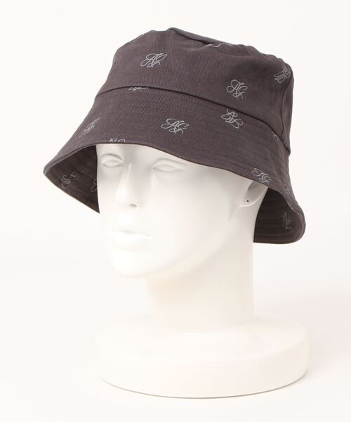 ANDGEEBEE（アンジービー）の「UNISEX 総柄ツイルバケハ（ハット・レディース・ブルー/チャコールグレー・FREE）」の17枚目の写真