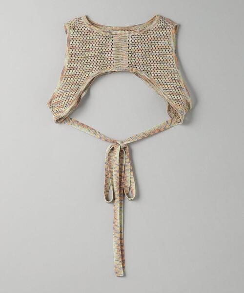 TAN（タン）の「＜TAN＞グリッター メッシュ トップス（ニット/セーター・レディース・その他1・FREE）」の2枚目の写真