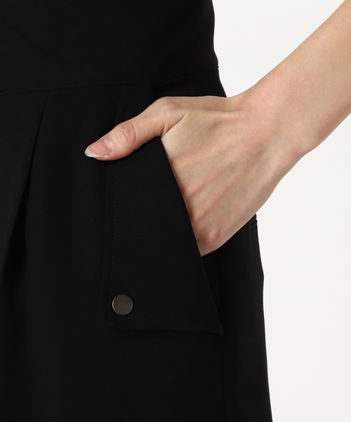 journal standard L'essage（ジャーナルスタンダードレサージュ）の「バックサテンカーゴパンツ（カーゴパンツ・レディース・ブラック/ブラウン・36/38）」の7枚目の写真