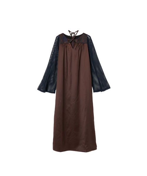 sahara（サハラ）の「Mesh Sleeve Dress（ワンピース）」 - WEAR