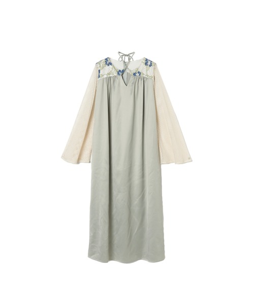 sahara（サハラ）の「Mesh Sleeve Dress（ワンピース）」 - WEAR