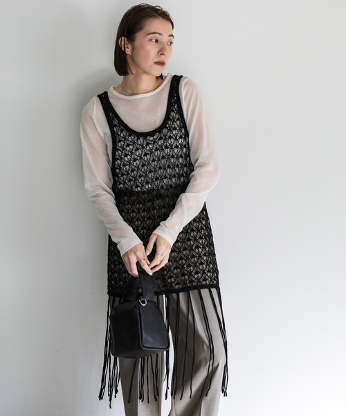 select MOCA（セレクトモカ）の「ハイウエストポケットデザインスラックス（スラックス・レディース・アイボリー/ブラック/グレー・SMALL/MEDIUM）」の5枚目の写真