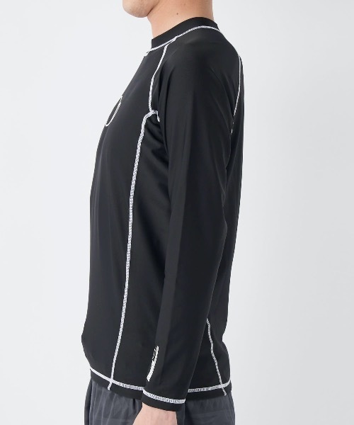 Ocean Pacific（オーシャンパシフィック）の「【OP:オーピー】長袖ラッシュガード（ラッシュガード・メンズ・ブラック/グリーン/ホワイト/ロイヤルブルー/ネイビー・MEDIUM/LARGE/X-LARGE/XX-LARGE）」の21枚目の写真