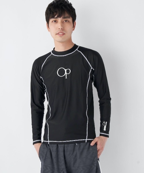Ocean Pacific（オーシャンパシフィック）の「【OP:オーピー】長袖ラッシュガード（ラッシュガード・メンズ・ブラック/グリーン/ホワイト/ロイヤルブルー/ネイビー・MEDIUM/LARGE/X-LARGE/XX-LARGE）」の19枚目の写真