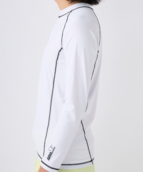 Ocean Pacific（オーシャンパシフィック）の「【OP:オーピー】長袖ラッシュガード（ラッシュガード・メンズ・ブラック/グリーン/ホワイト/ロイヤルブルー/ネイビー・MEDIUM/LARGE/X-LARGE/XX-LARGE）」の11枚目の写真