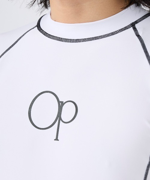 Ocean Pacific（オーシャンパシフィック）の「【OP:オーピー】長袖ラッシュガード（ラッシュガード・メンズ・ブラック/グリーン/ホワイト/ロイヤルブルー/ネイビー・MEDIUM/LARGE/X-LARGE/XX-LARGE）」の13枚目の写真