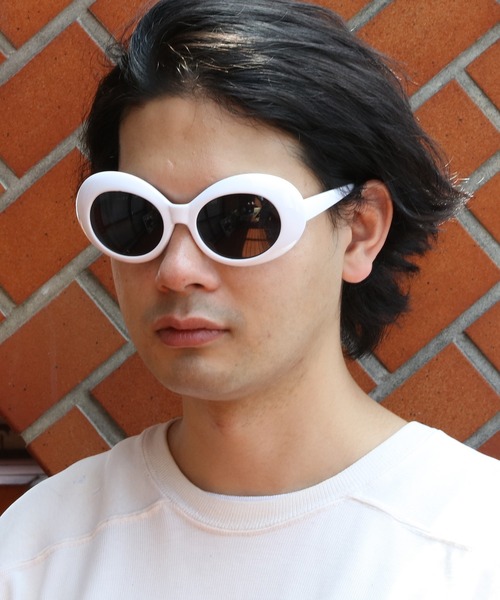 8(eight)(エイト)の「ビッグフレームサングラス(サングラス・メンズ・グリーン/ホワイト/ブラック・FREE)」の1枚目の写真