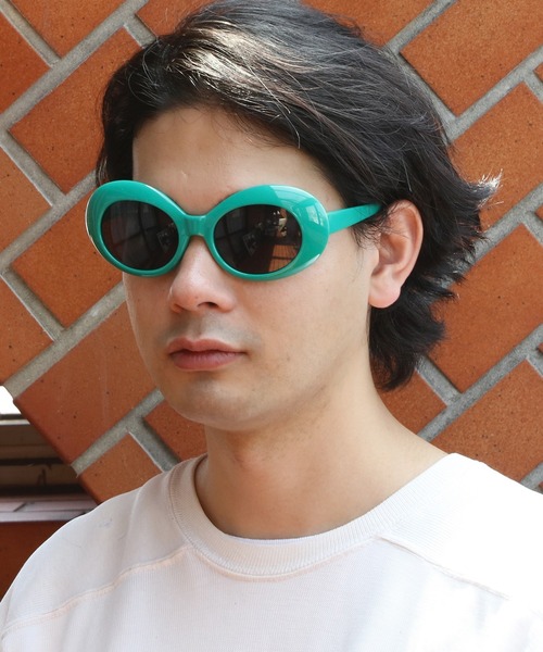 8(eight)(エイト)の「ビッグフレームサングラス(サングラス・メンズ・グリーン/ホワイト/ブラック・FREE)」の8枚目の写真