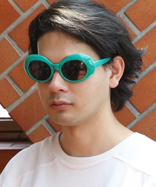 8(eight)(エイト)の「ビッグフレームサングラス(サングラス・メンズ・グリーン/ホワイト/ブラック・FREE)」の7枚目の写真