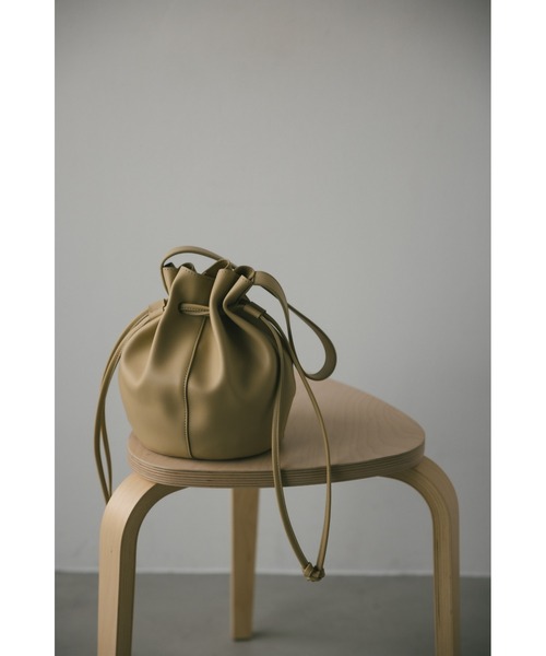 STYLEMIXER（スタイルミキサー）の「ランタンフォルムバッグ（ショルダーバッグ・レディース・ブラック/ベージュ・FREE）」の11枚目の写真