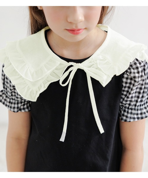 Bee des Bee（ビーデスビー）の「付け襟（付け襟・キッズ・ホワイト・フリー）」の5枚目の写真