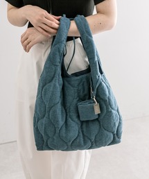 loti（ロティ）の「loti コインケース付きデニムキルトトート（トートバッグ・レディース）」